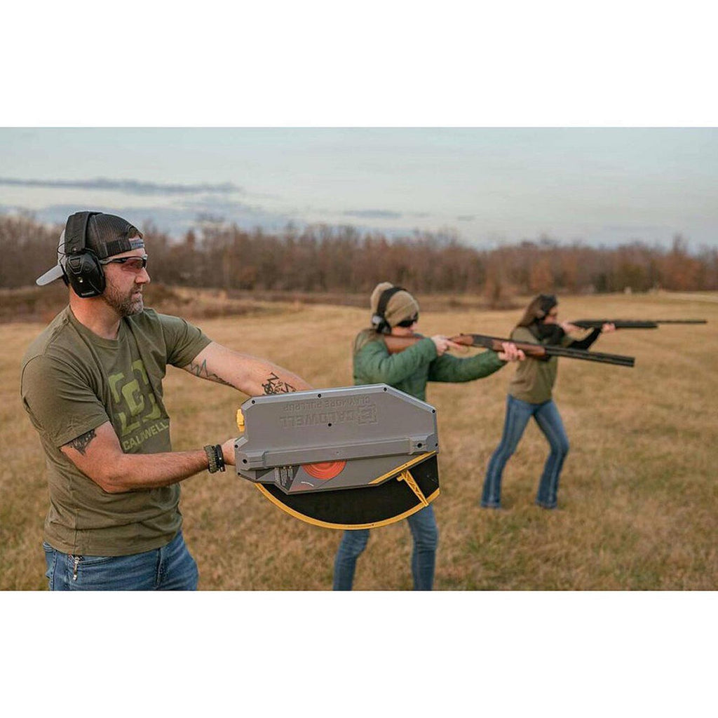 Caldwell Claymore Pull-pup with Handheld Design, Dual Grip Safeties, and Adjustable Spring Tension for Clay Shooting, Shooting Sports, Hunting
