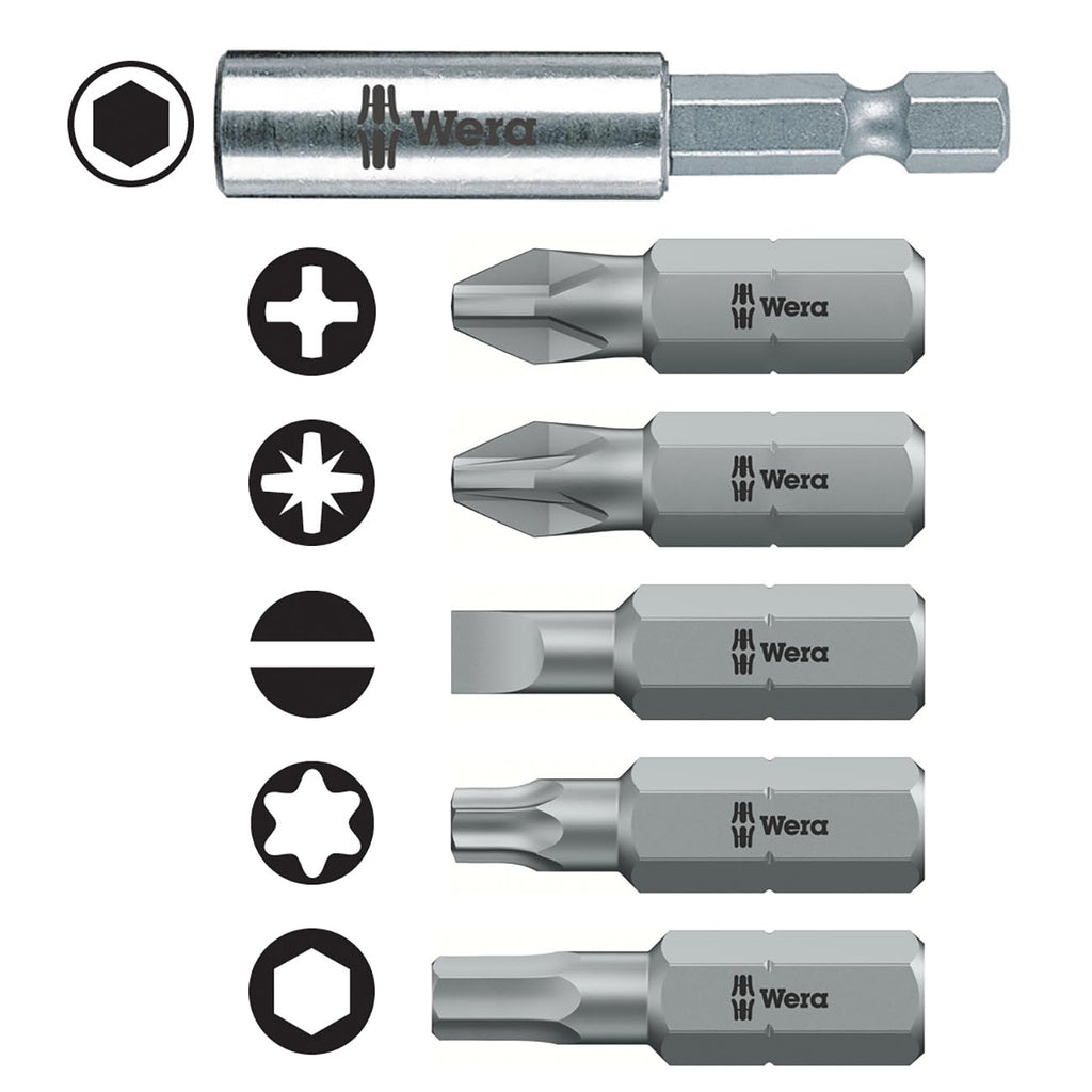 Wera 05057127001 Bit-Safe "Universal 3" (61 Piece),MULTI