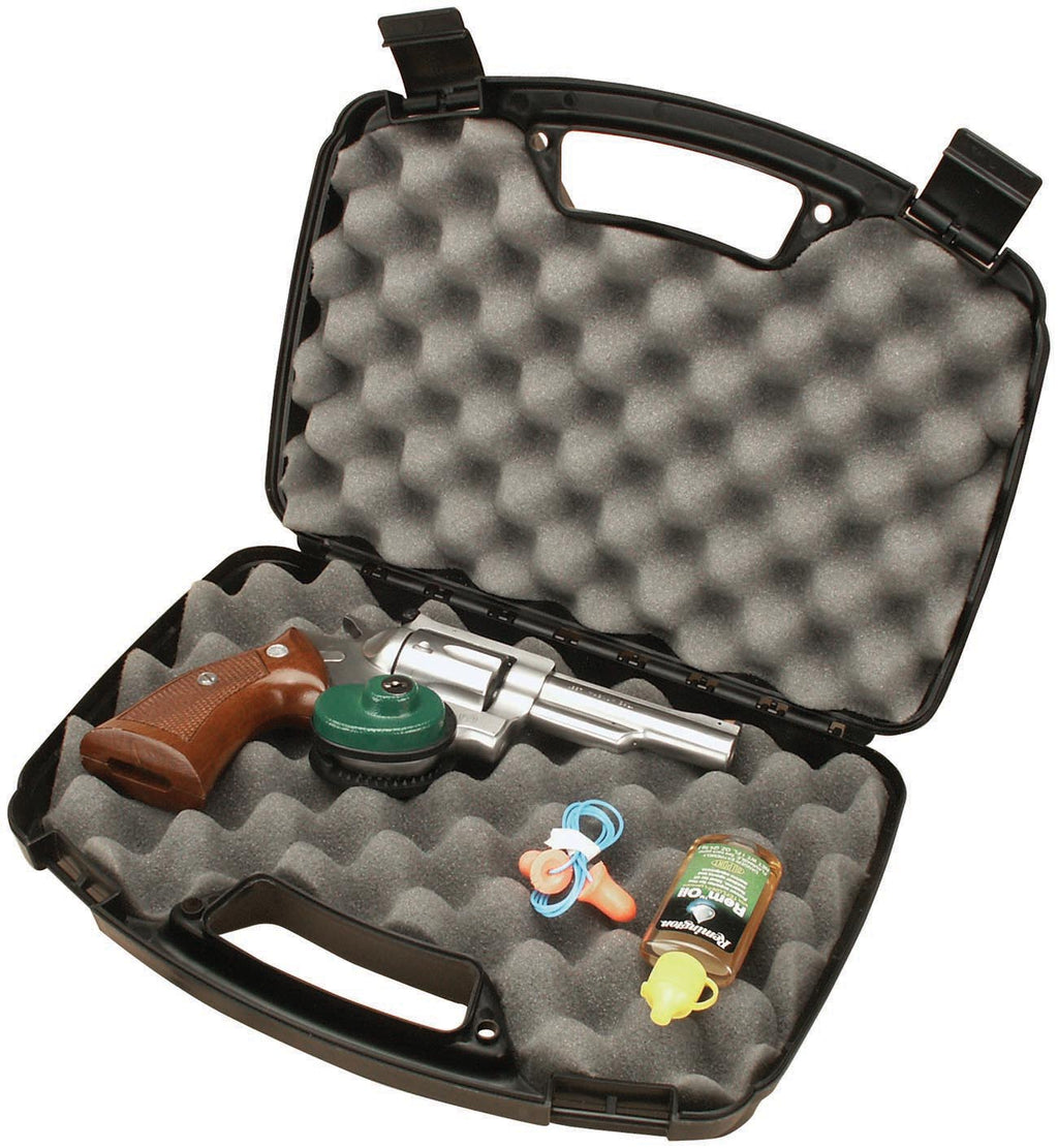MTM 807-40 Pistol Handgun Case Single Up To 6" Revolver, USA Made, Black