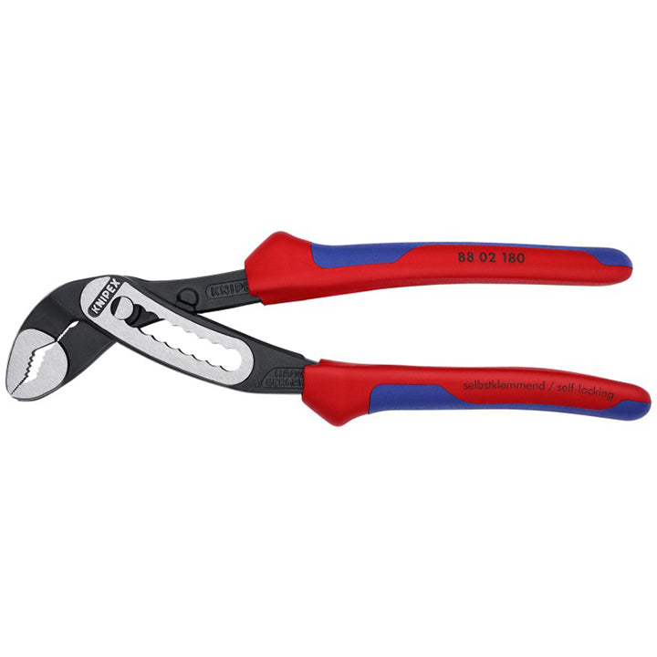 Knipex 8802180 Alligator Water Pump Pliers 7-1/4″ – Adjustable Groove Joint Plumbing Pliers