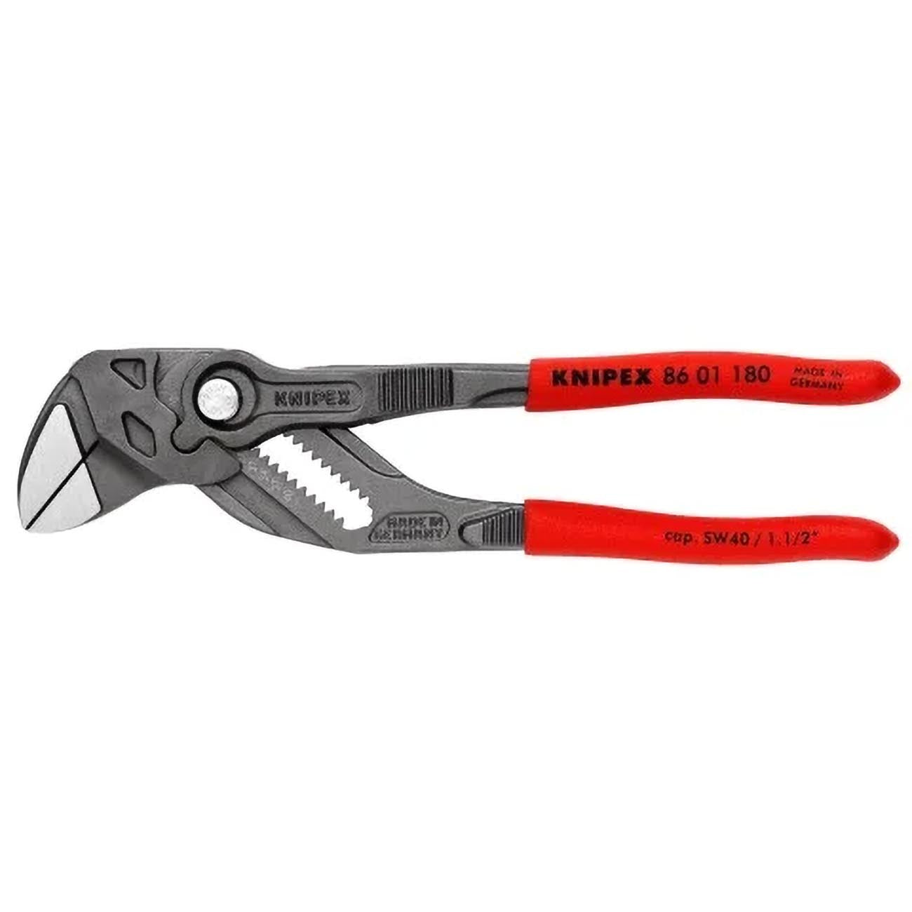 KNIPEX Tools - Pliers Wrench, Black Finish (8601180), 7 1/4-Inch