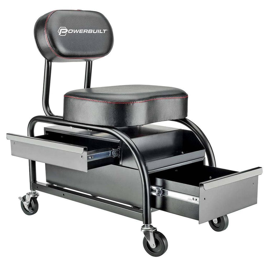 Powerbuilt Professional Detailer Roller Seat.
