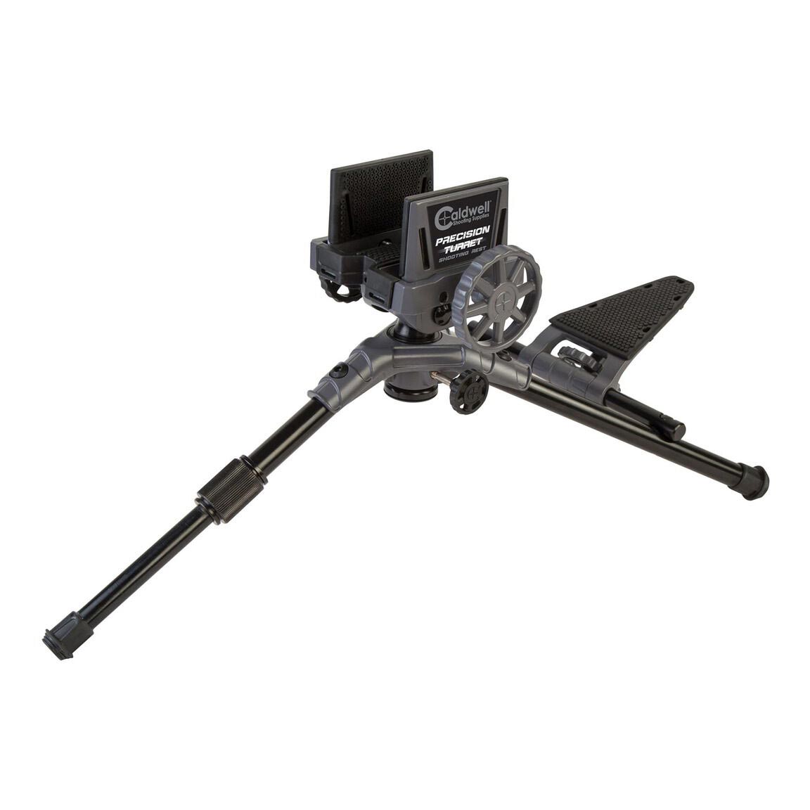 Caldwell Precision Turret Rest with Adjustable Ambidextrous Swivel Design and Detachable Magazine Rest with Pistol Grip Attachment for Rifles, Shot Stabilization, and Target Shooting