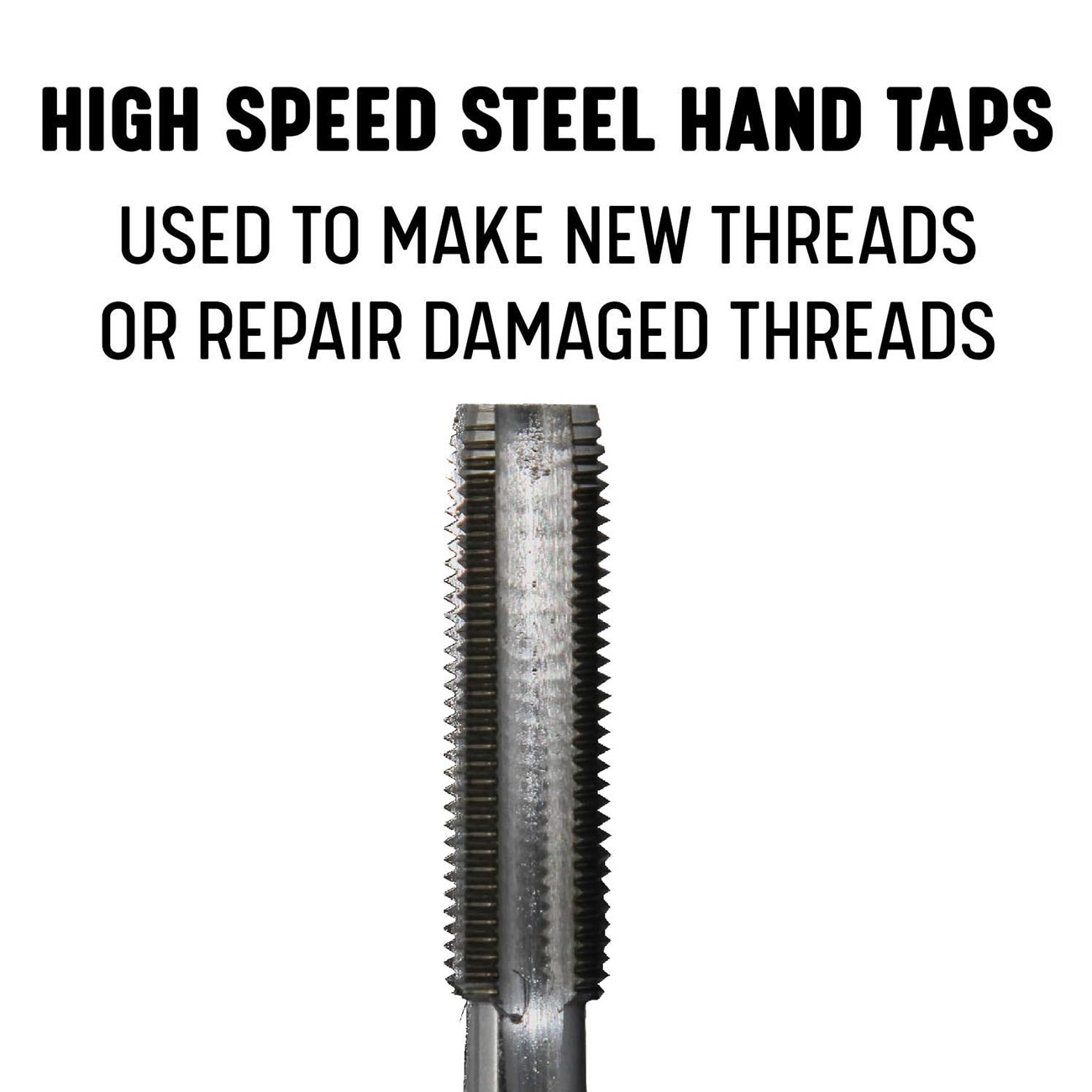 DRILL AMERICA  POU3824 3/8"-24 UNF HSS Plug Tap and Q HSS Drill Bit Kit in Storage Pouch