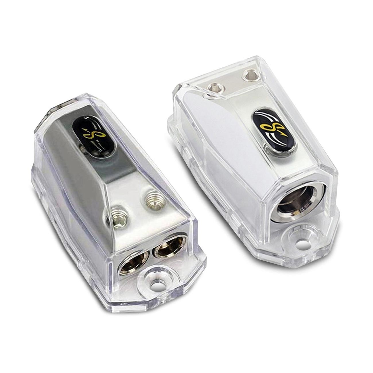 Stinger SHD20 HPM Series Power or Ground Distribution Block with Satin Chrome Finish