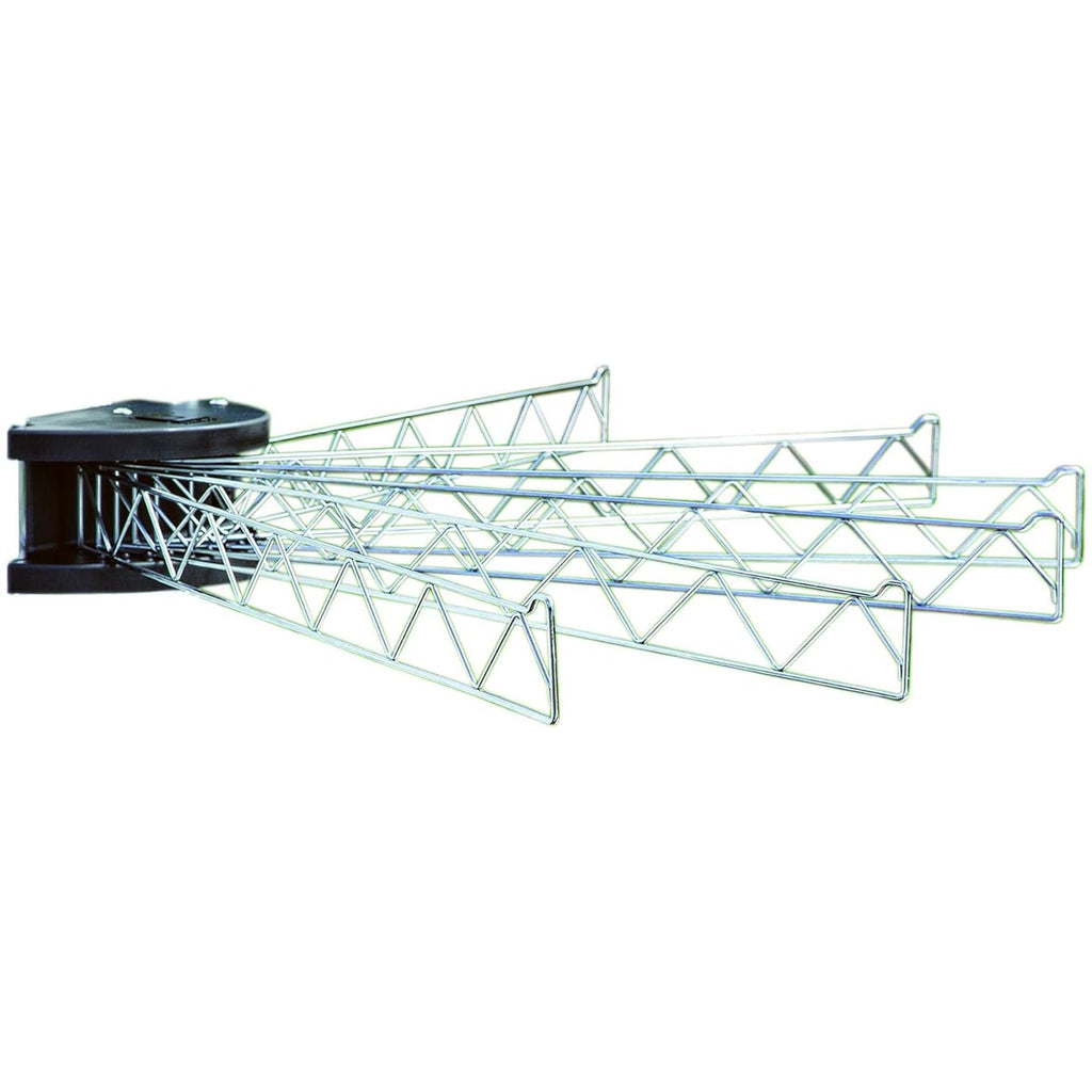 Stromberg Carlson Extend-A-Line 35" Long Versatile Swing Arm Drying Rack and Clothes Hanger with Swinging Towel Bar and Folding Clothes Hanger for RVs, Motorhomes, Campers & Home