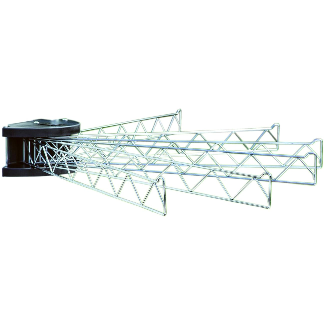 Stromberg Carlson Extend-A-Line 35" Long Versatile Swing Arm Drying Rack and Clothes Hanger with Swinging Towel Bar and Folding Clothes Hanger for RVs, Motorhomes, Campers & Home