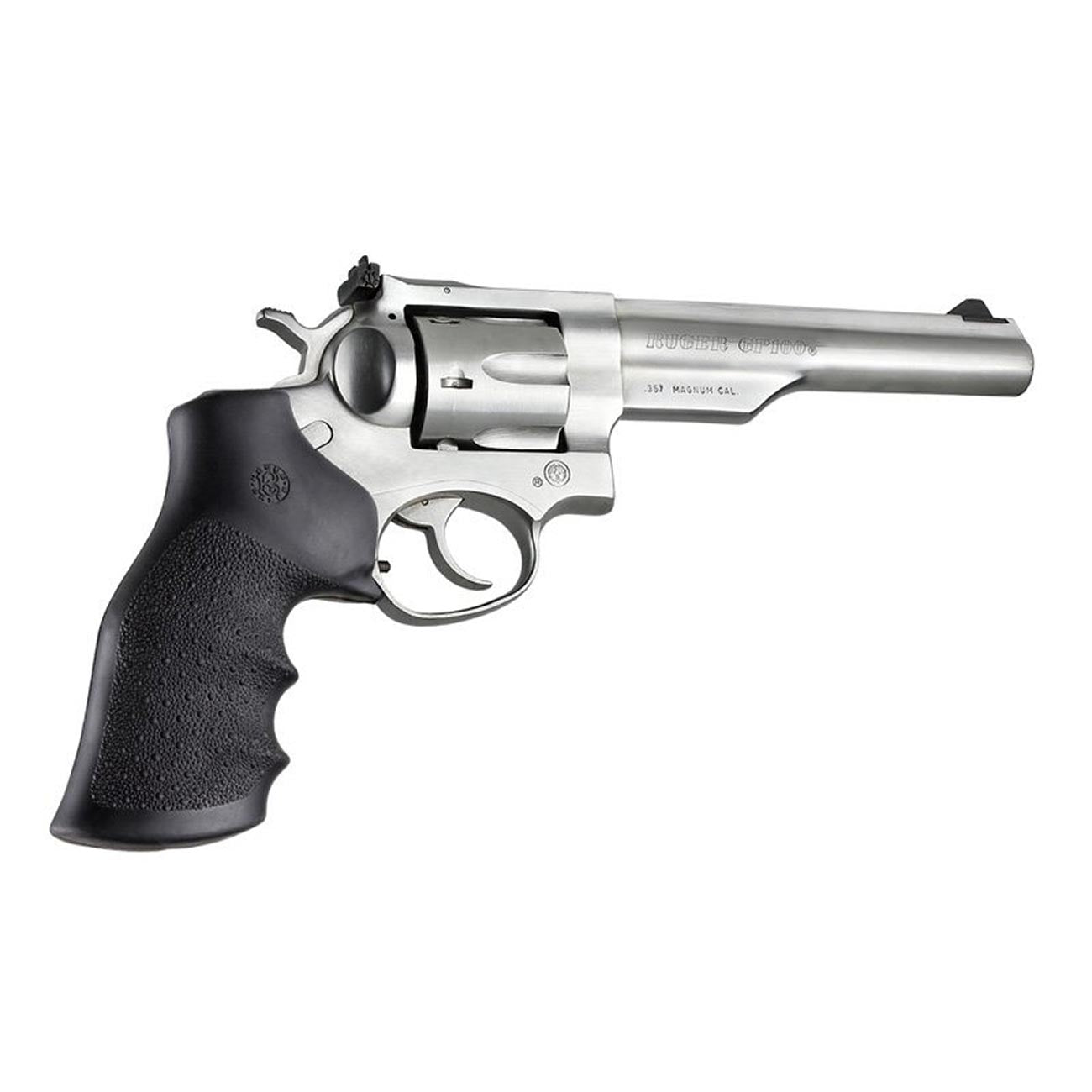 HOGUE 80000 Rubber Grip for Ruger, GP100 Super Redhawk, Black