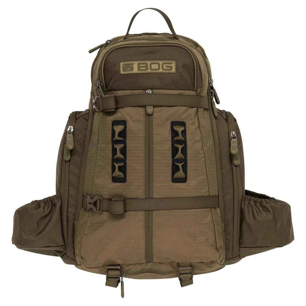 BOG Day Pack Bag with Detachable Carry Boot and Rain Cover, Lightweight Ripstop, Heavy-Duty, Large Capacity, For Hunting, Outdoors, EDC