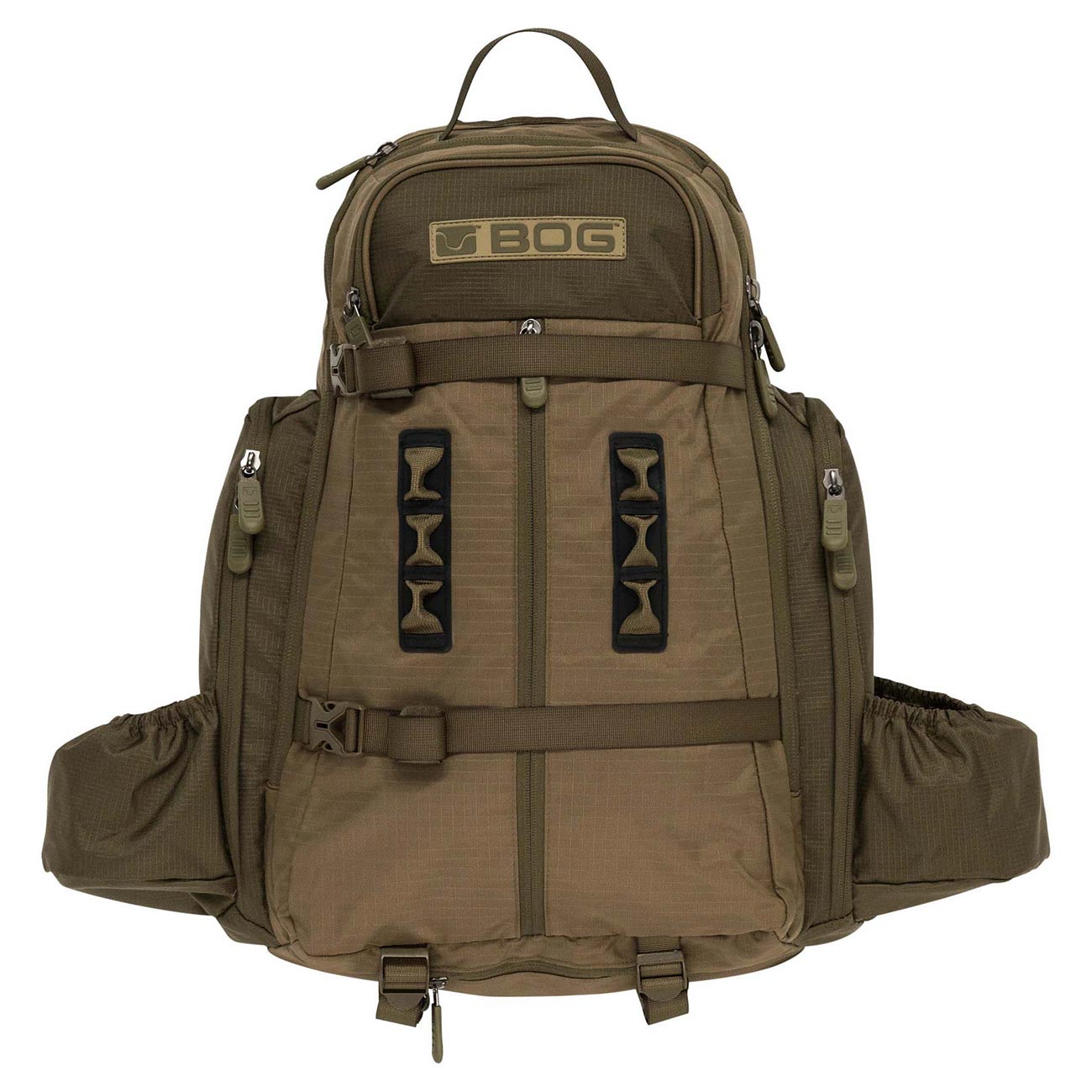 BOG Day Pack Bag with Detachable Carry Boot and Rain Cover, Lightweight Ripstop, Heavy-Duty, Large Capacity, For Hunting, Outdoors, EDC