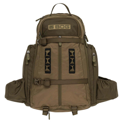 BOG Day Pack Bag with Detachable Carry Boot and Rain Cover, Lightweight Ripstop, Heavy-Duty, Large Capacity, For Hunting, Outdoors, EDC