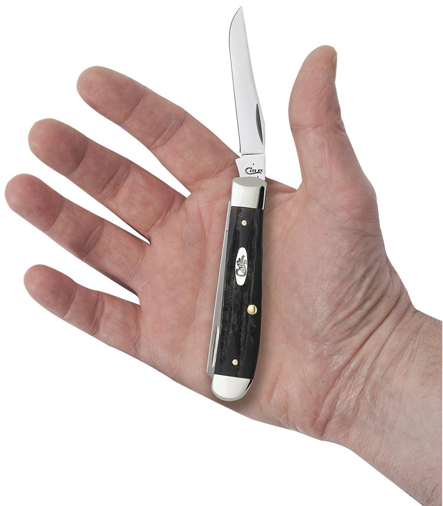 CASE XX WR Pocket Knife Jigged Buffalo Horn Mini Trapper Item #65016 - (Bh207 SS)