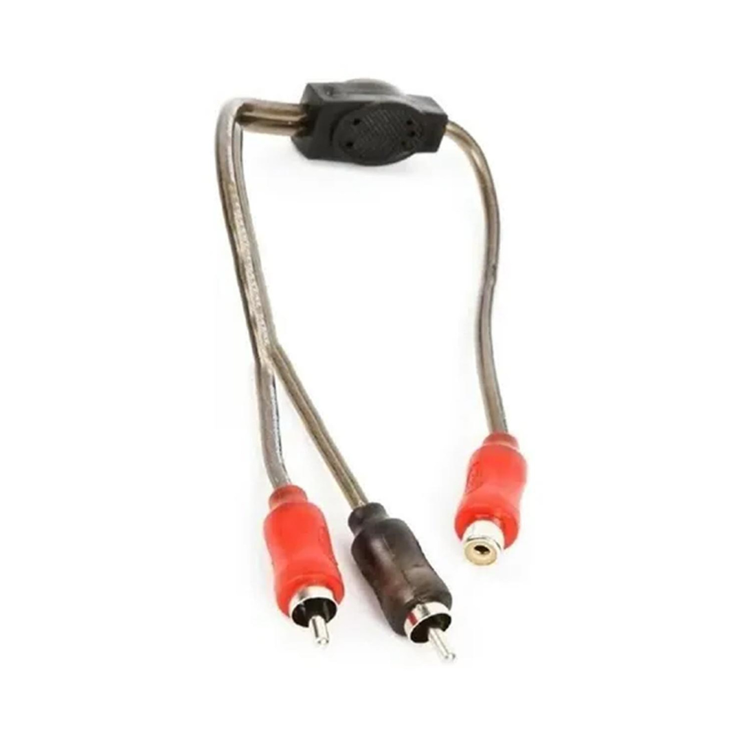 Stinger SI12YM 1000 Series 2-Channel Audiophile Grade RCA Stereo Y-Adapter Cable