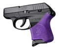 Hogue HandAll Beavertail Rubber Grip Sleeve for Ruger LCP .380, Purple - 18106