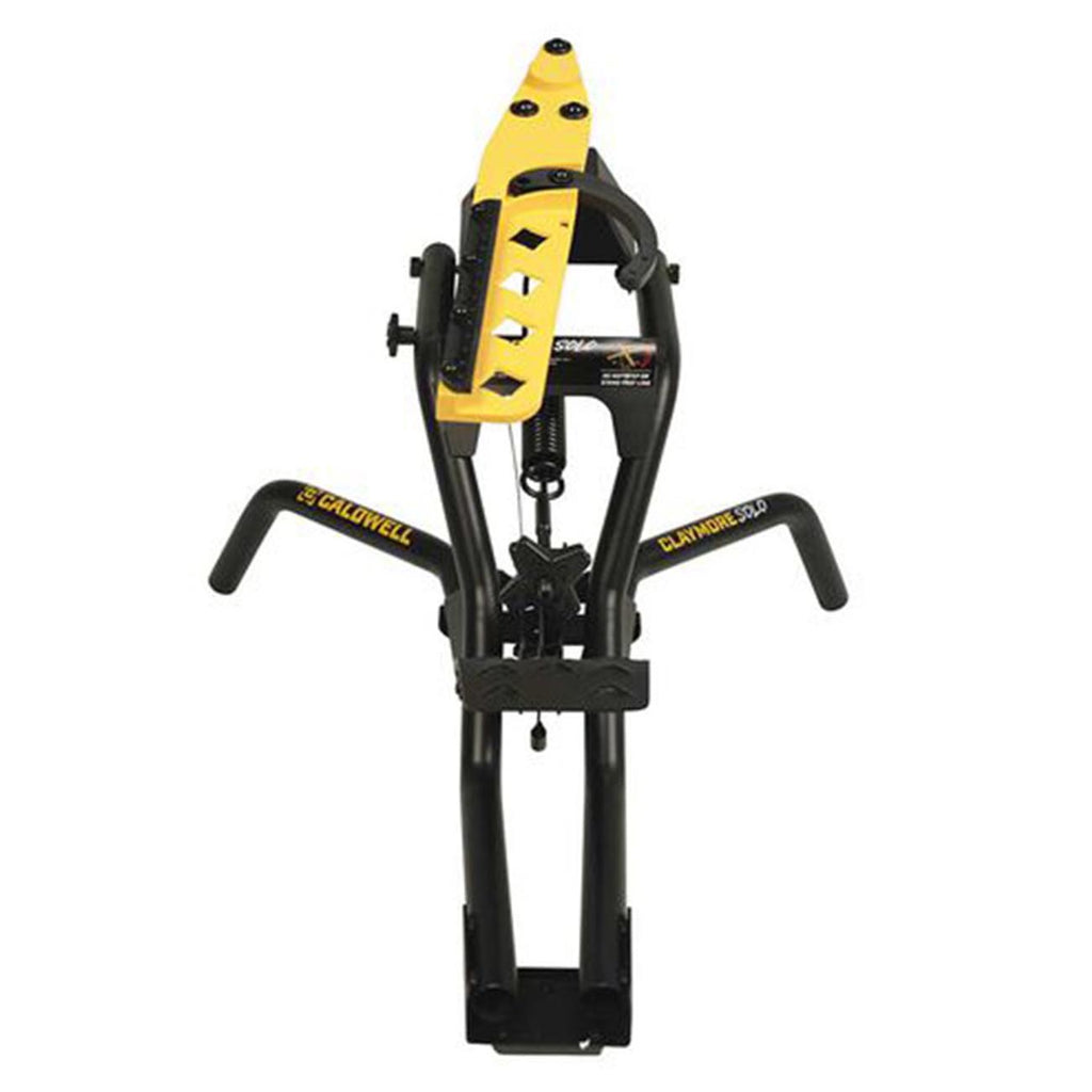 Caldwell Claymore Solo Clay Thrower with Foot Pedal, Angle Adjustment, and Auto Resetting Arm for Clay Shooting, Shooting Sports, Hunting
