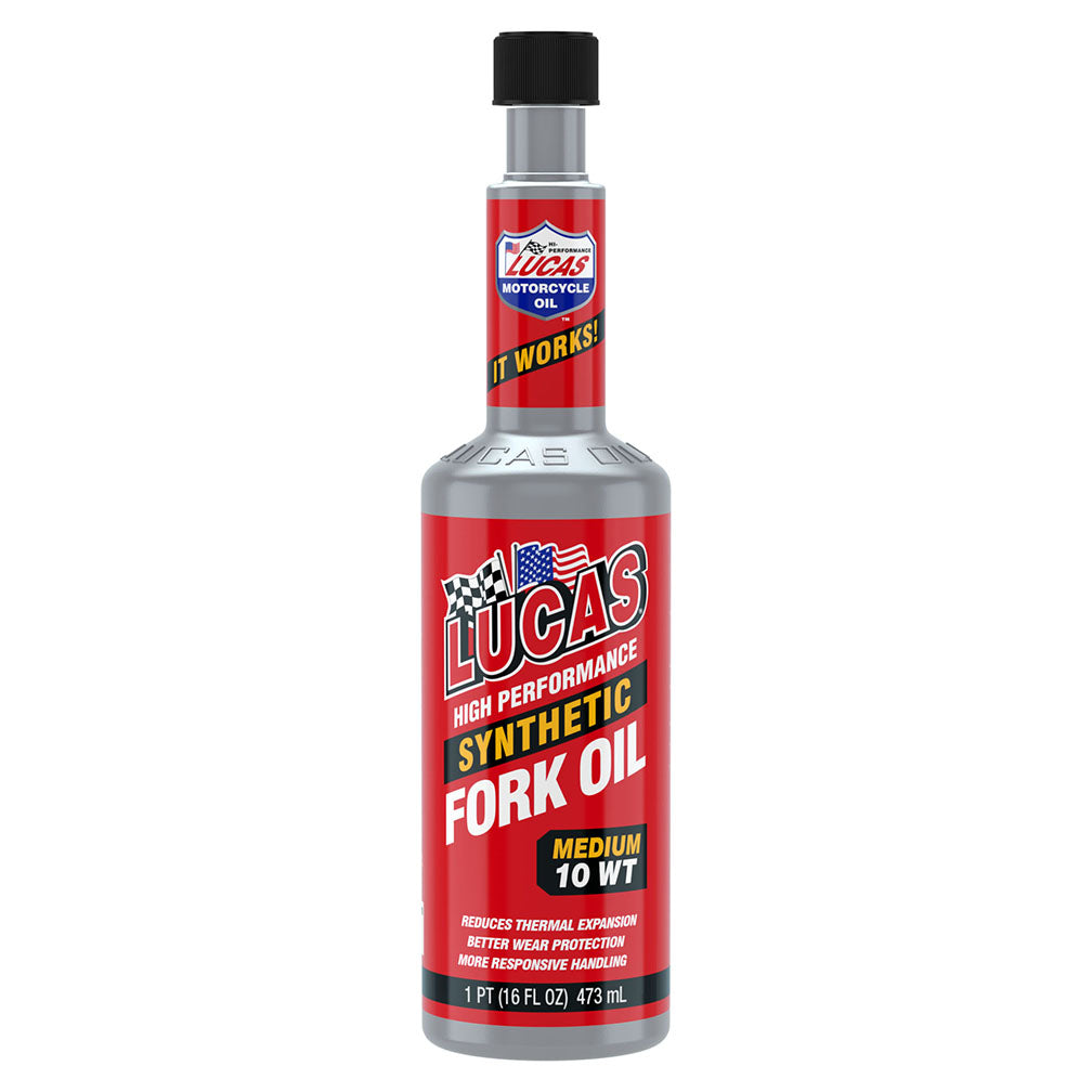 Lucas Oil 10772 Synthetic Fork Oil 10wt. Medium, 16. Fluid_Ounces