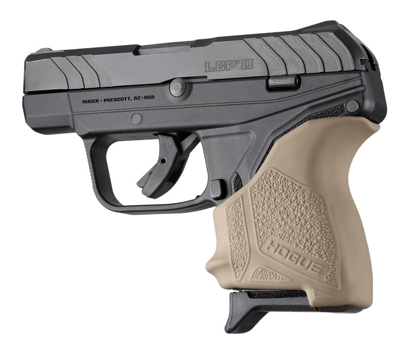 Hogue HandAll Beavertail Rubber Grip Sleeve for Ruger LCP II, FDE - Flat Dark Earth - 18123