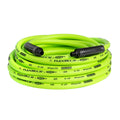 Flexzilla Air Hose, 3/8 in. x 35 ft., 1/4 in. MNPT Fittings, Heavy Duty, Lightweight, Hybrid, ZillaGreen - HFZ3835YW2