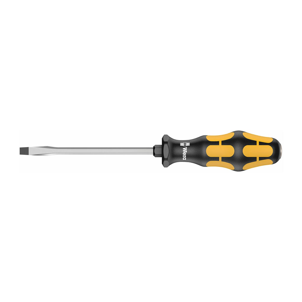 Wera 05018268001 Kraftform Plus 932 A Slotted Screwdriver, 9mm Head, 6" Blade Length
