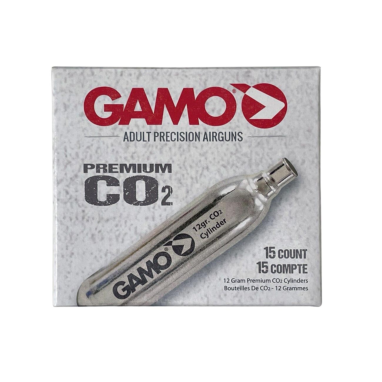 Gamo 62124701554 Air Gun CO2 Cartridges, 15-Pack