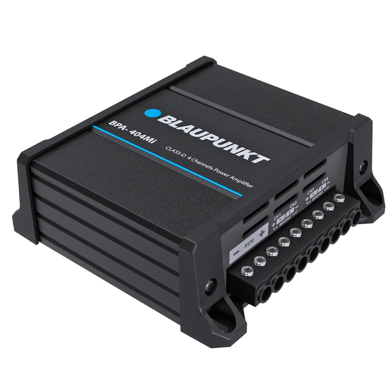 Blaupunkt BPA404MI Micro 4-Channel Car Amplifier – 420W RMS / 1000W Max, Compact High-Performance Amp