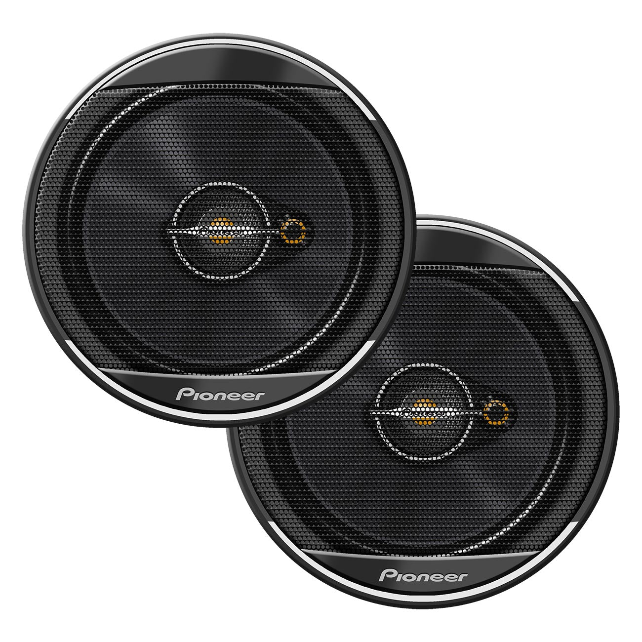 Pioneer A-Series Standard TS-A1671F 6.5” 3-Way Speakers (Pair) – 320W Max, Balanced Sound + Smooth Treble, Enhanced Bass, Ideal Factory Upgrade, Installation Adaptors Included