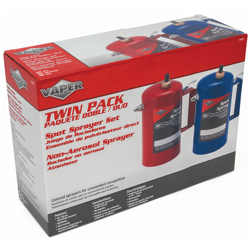 Titan - (TIT19421) Spot Spray Non-aerosol Sprayer - Twin Pack (Colors May Vary)
