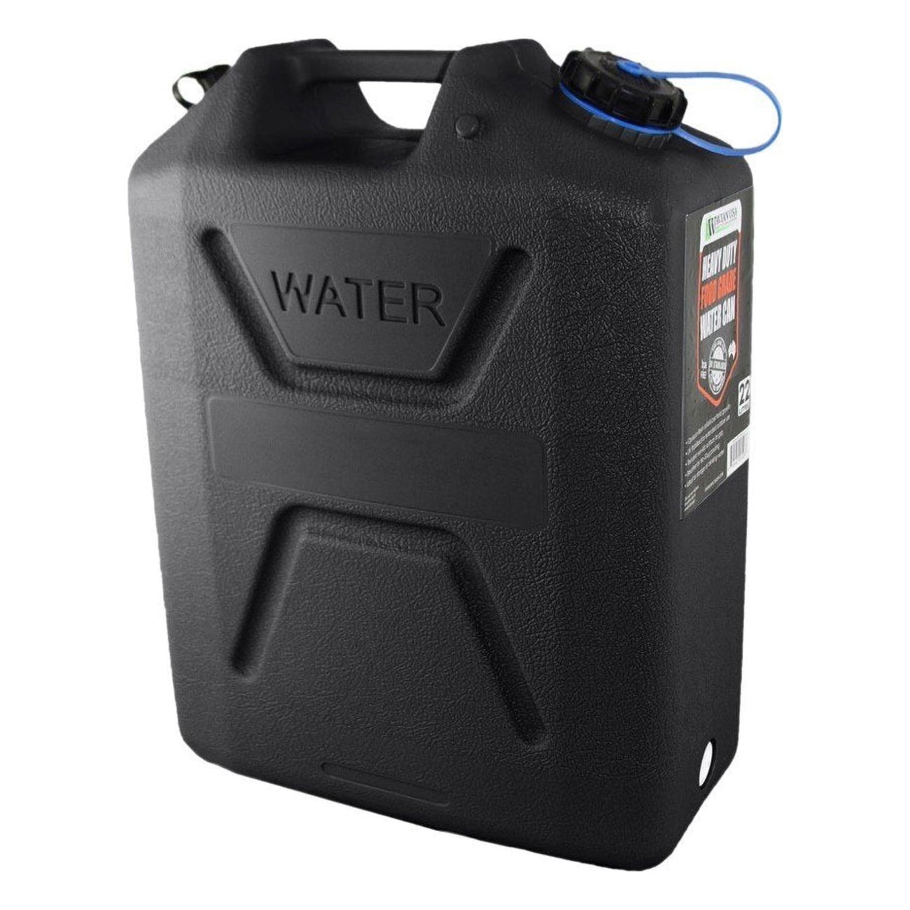 Wavian USA 3215 Black 22 L Heavy Duty Food Grade Water Can