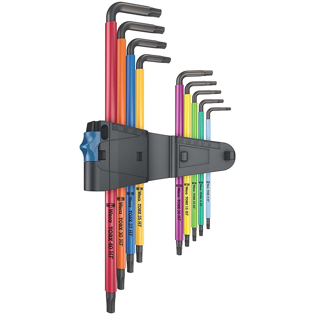 Wera 05024179001 Torx L-Key Set 967 Sl/9 with Holding Function,MULTI