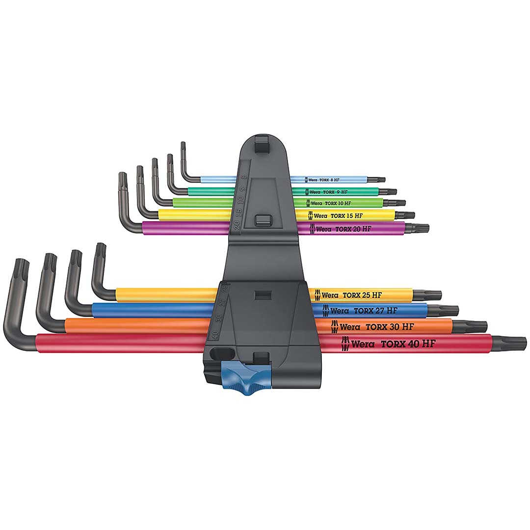 Wera 05024179001 Torx L-Key Set 967 Sl/9 with Holding Function,MULTI