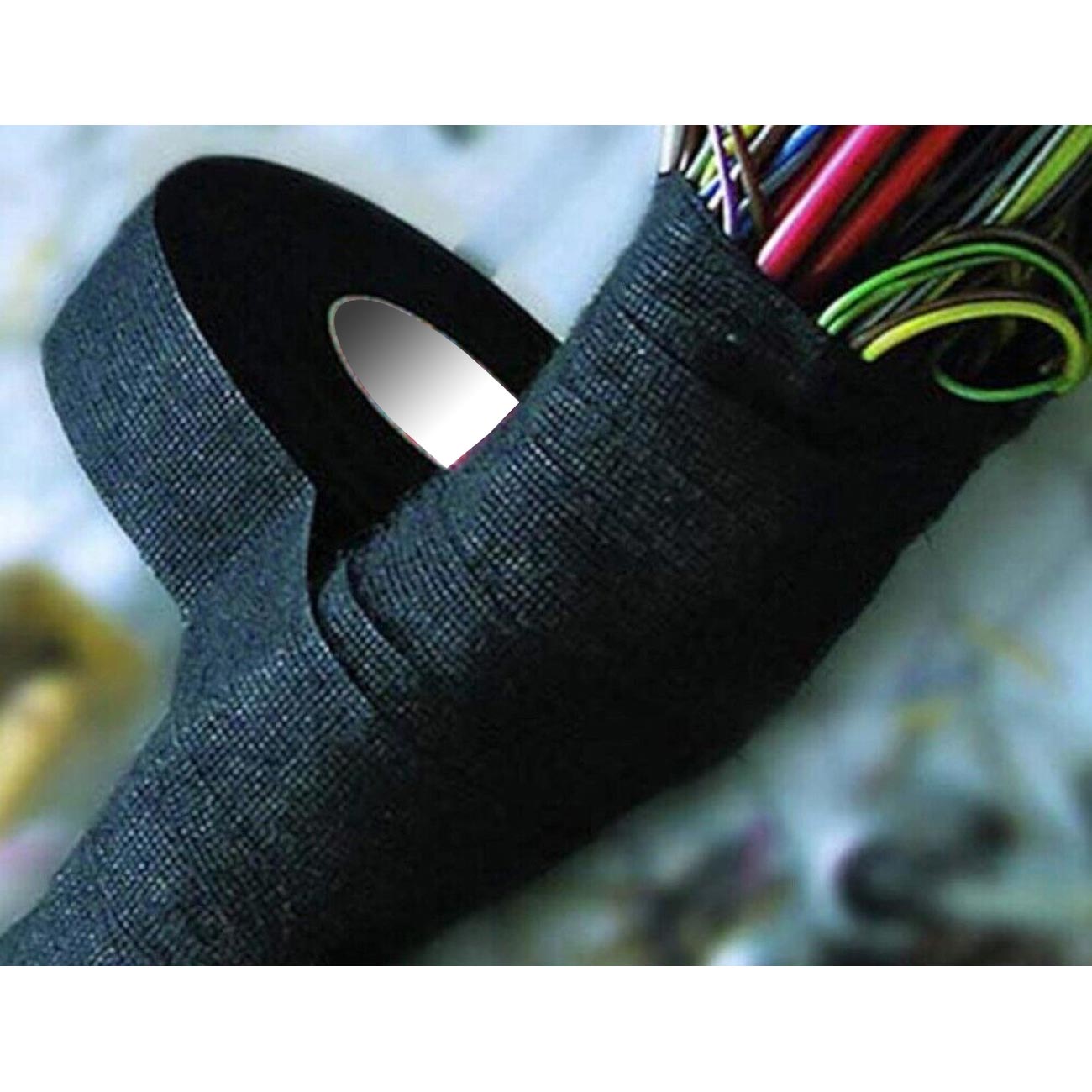Installation Solution High Heat Harness Tape (ET-10CL), High Temperatures Resistance, Noise Dampening, Electrical Adhesive Tape, for Home, Repairs, Electrical, Automotive and Equipment, 19mm x 15M