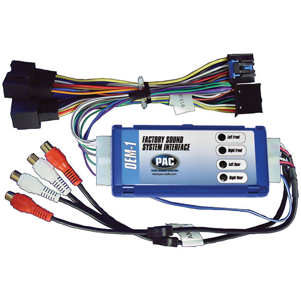PAC Premium Amplifier Add-On/Replacement Radio Sound System Interface Kit GM - PAC AOEMGM1416