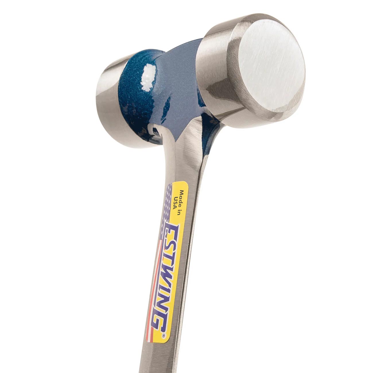 ESTWING Lineman's Hammer - 40 oz Electrical Utility Tool with Smooth/Milled Face & Shock Reduction Grip - E3-40LM