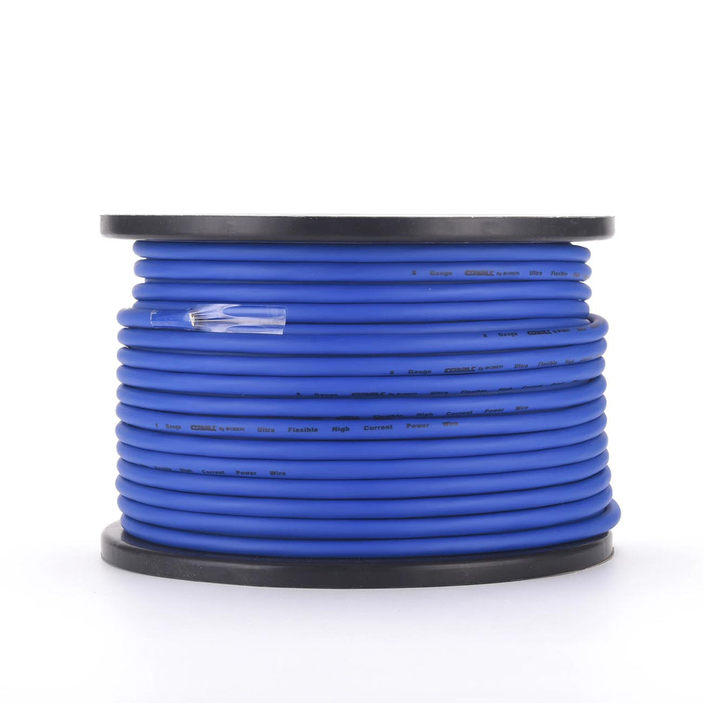 Orion Cobalt PW8200BL 8 Gauge Wire (200ft) Copper Clad Aluminum CCA - High Powered Car Audio/Amplifier Power & Ground Cable, Battery Cable, Home Speaker Stereo, Welding Battery, RV Trailer Wiring