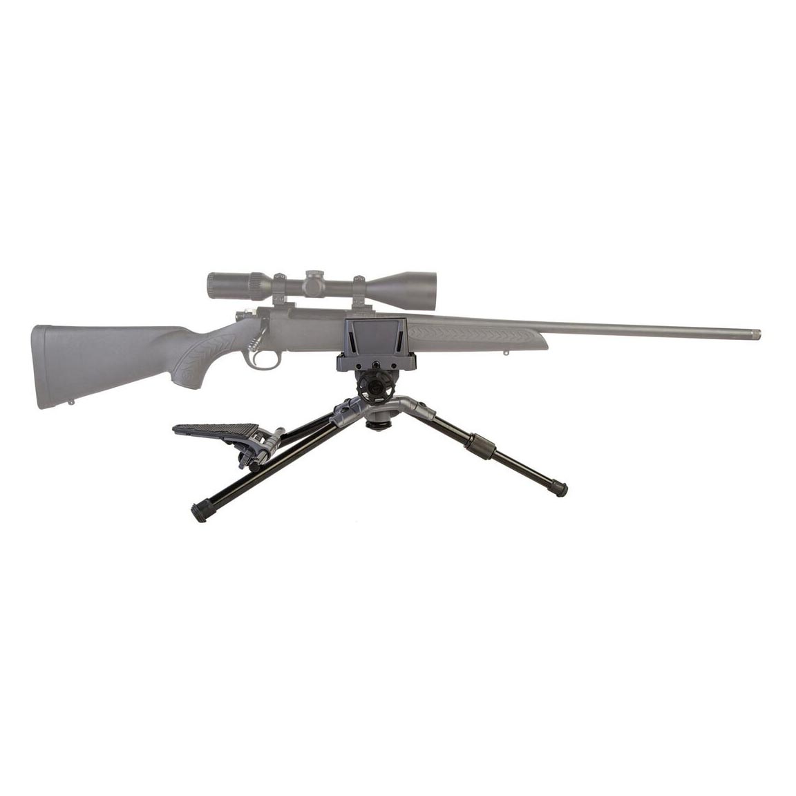 Caldwell Precision Turret Rest with Adjustable Ambidextrous Swivel Design and Detachable Magazine Rest with Pistol Grip Attachment for Rifles, Shot Stabilization, and Target Shooting