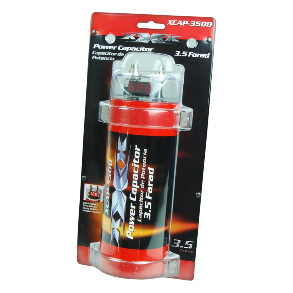 Audiopipe XCAP3500 Xxx 3.5 Farad Capacitor