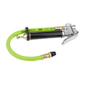 Flexzilla Premium Straight-On Tapered Chuck Inflator with 12 in. Hose (20-170 PSI) - AL2000FZ, ZillaGreen