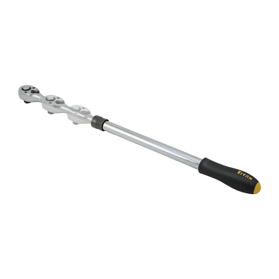 Titan 12073 1/2-Inch Drive x 18 to 23-1/2-Inch 72-Tooth Extendable Ratchet