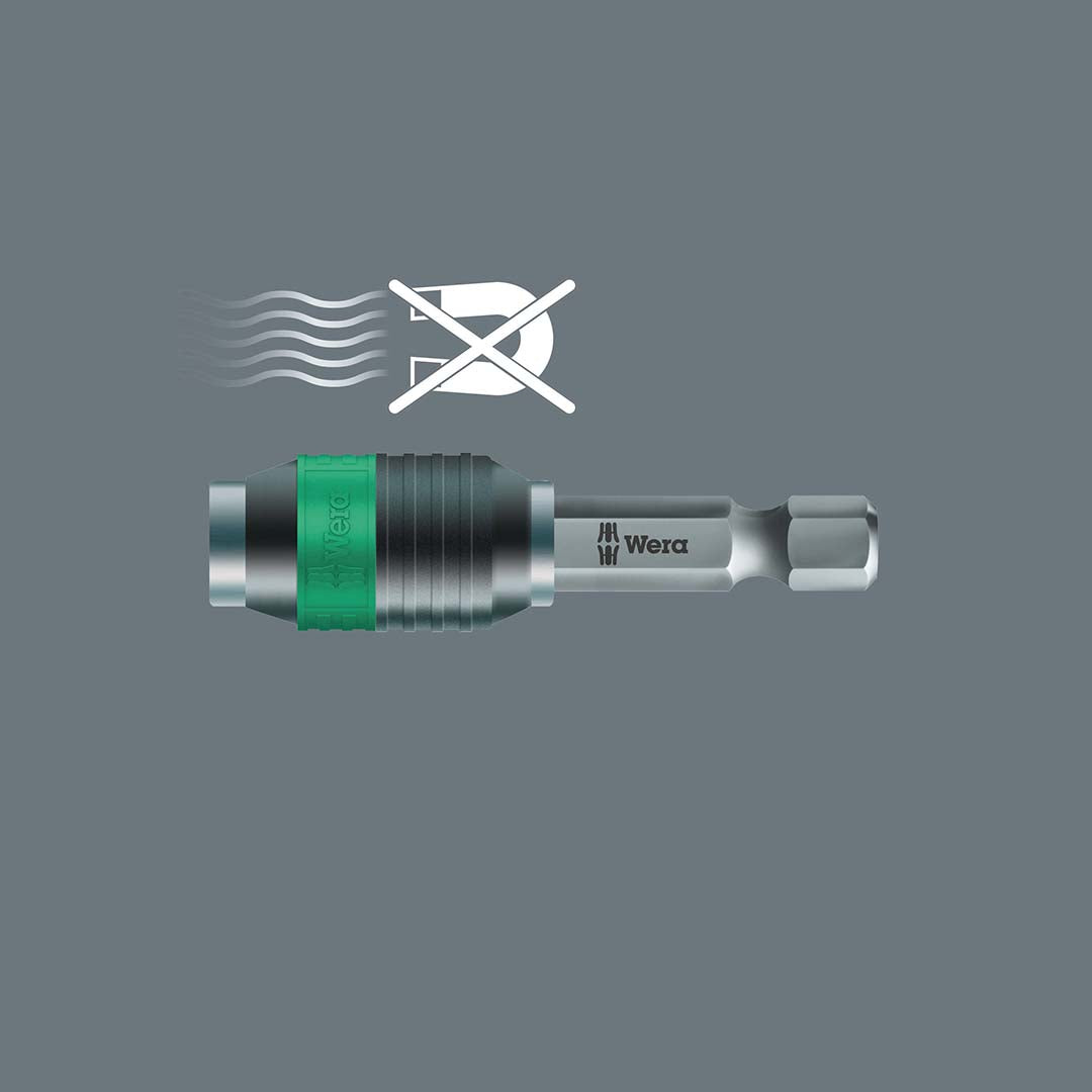 Wera Rapidaptor Universal 1/4″ Bit Holder with Rapidaptor Quick-Release