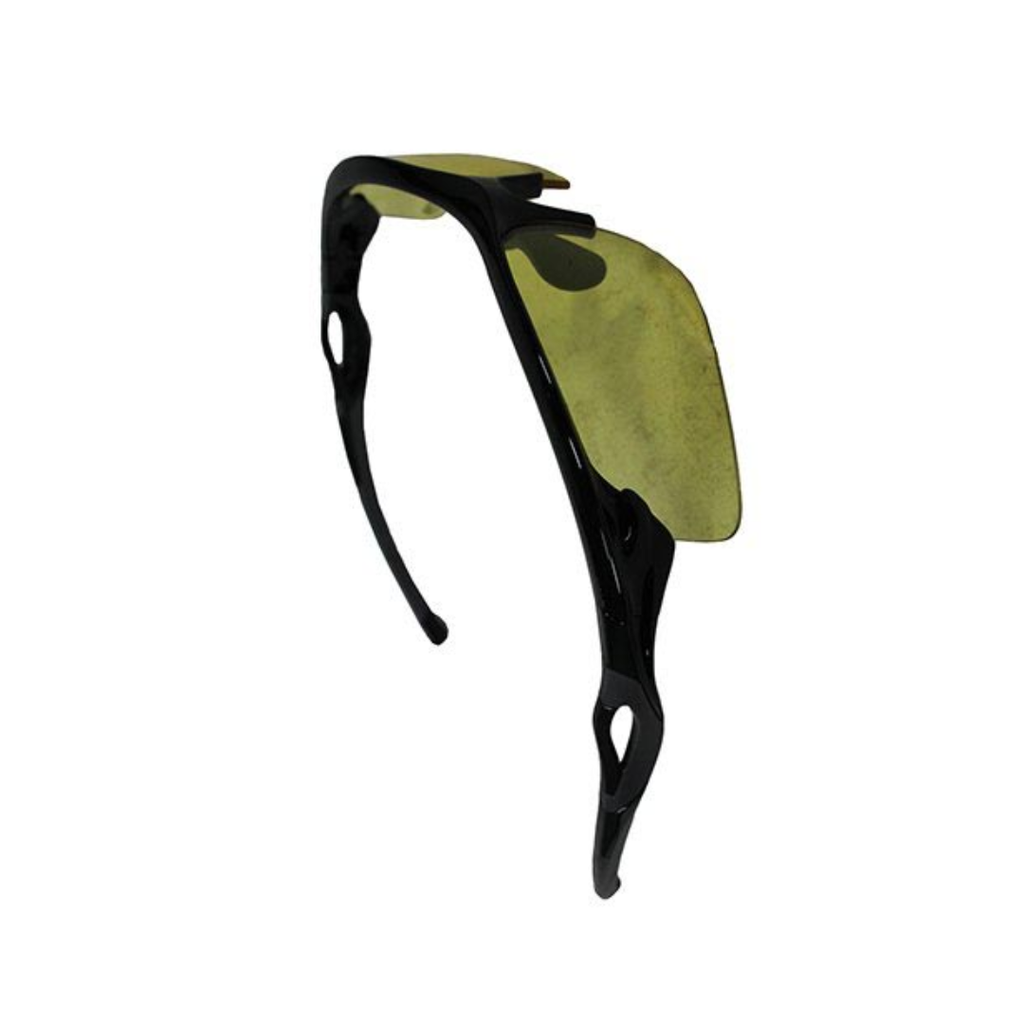Smith & Wesson M&P Harrier Shooting Glasses Kit, 4 Interchangeable Lenses, ANSI Z87.1 Safety Rated, Anti-Fog, Black Frame – 110175