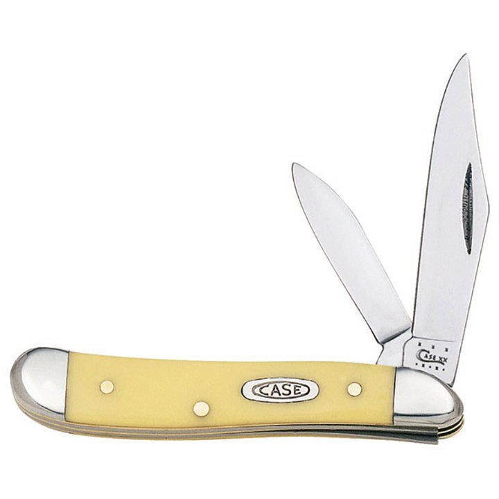 Case Peanut Yellow Chrome Vanadium 2.88 in. Pocket Knife