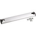 Stromberg Carlson 8540-NTB Universal Exterior RV Ladder Drilled-Out Aluminum Tread, End Caps and Screws, Silver