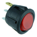 Audiopipe EC1215 Switch Round Rocker W/red Led 10 Pack