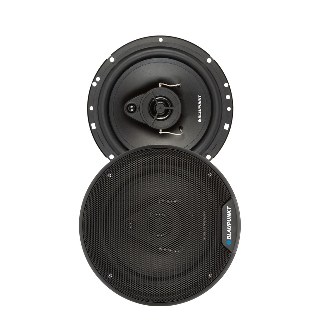 BLAUPUNKT BPS-ES650 6.5" 3-Way Car Speakers 120W per Pair - Slim Design, Full Range 60Hz - 20kHz, 4 Ohm (2pc)