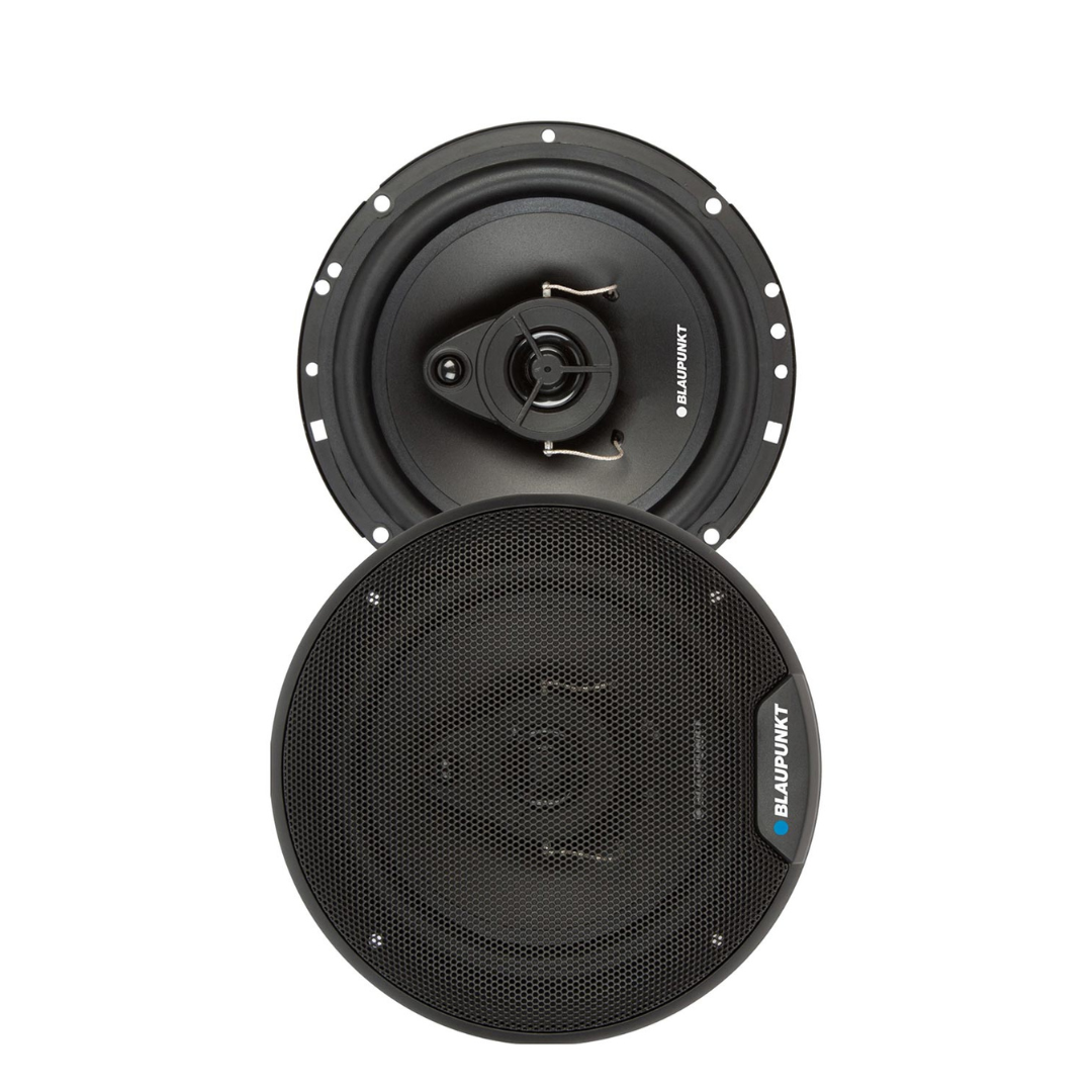 BLAUPUNKT BPS-ES650 6.5" 3-Way Car Speakers 120W per Pair - Slim Design, Full Range 60Hz - 20kHz, 4 Ohm (2pc)