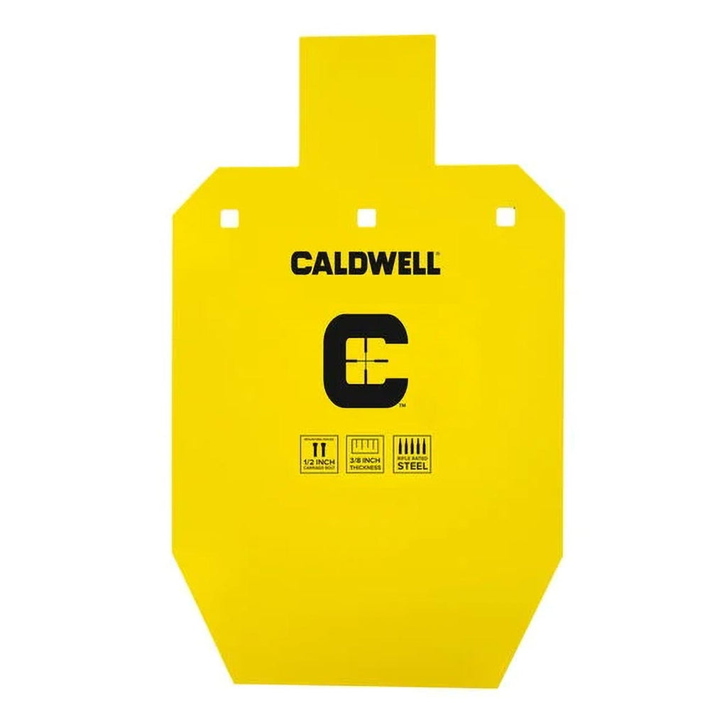 Caldwell High Caliber AR500 Steel Target 33% ISPC, 3/8" Thickness, Rifle Rated for Precision Shooting and Target Practice