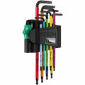 Wera Tools 967 SPKL/9 TX BO L-KEY SET FOR TAMPER-PROOF TORX SCREWS