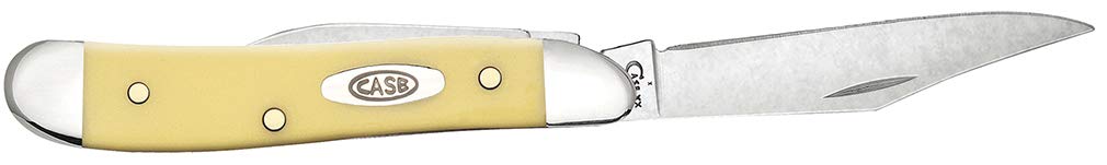 Case Peanut Yellow Chrome Vanadium 2.88 in. Pocket Knife