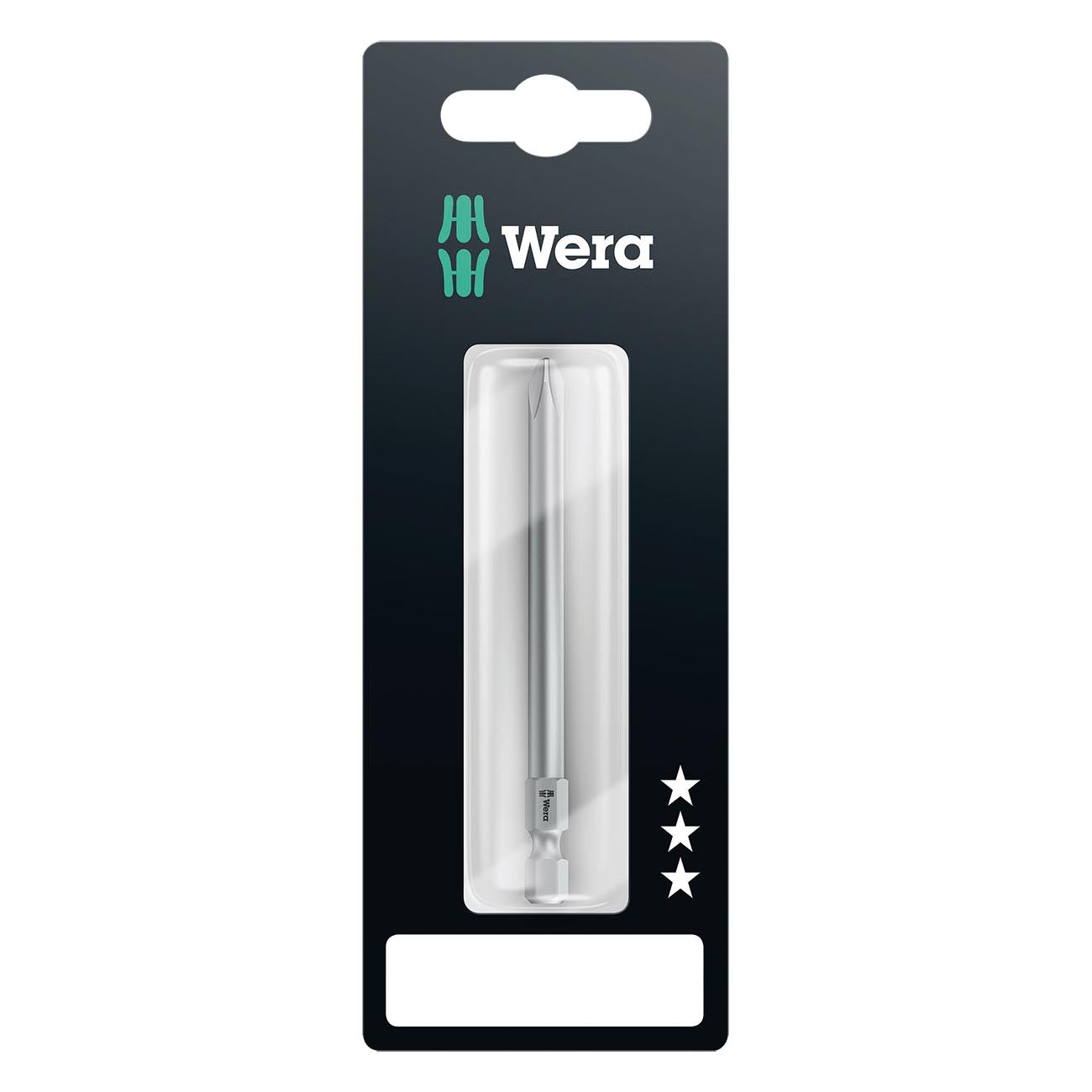 Wera - 5073521001 Series 4 851/4 Z SB Sheet Metal Bit, Phillips PH 2 x 89mm Blade (Pack of 5)