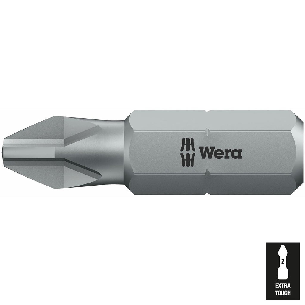 Wera - 5056535001 Series 1 851/1 Z Sheet Metal Bit, Phillips PH 4 Head x 32mm Blade